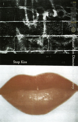 Stop Kiss poster designed by Paula Scher